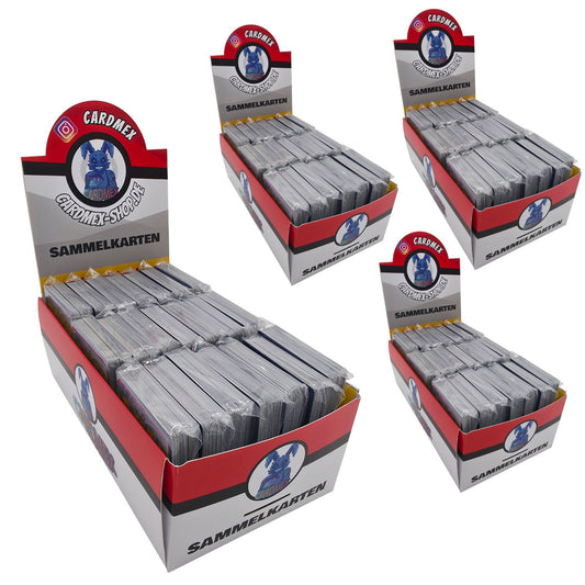 Pokémon Karten Case – 4 Displays mit insgesamt 84 Sets à 50 Karten (inkl. Holos, deutsch)